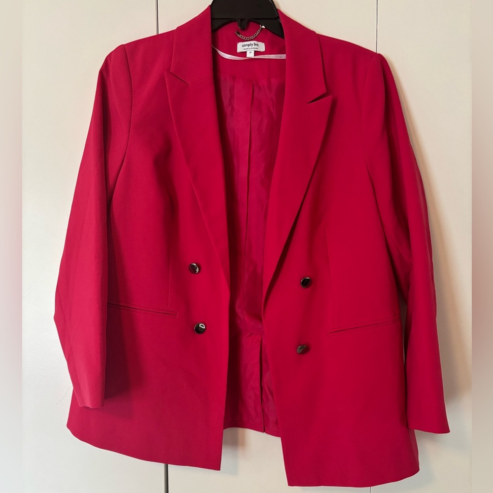 Women's pink Double-Breasted Blazer